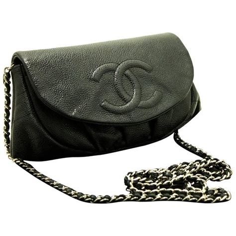 chanel caviar half moon clutch|Chanel Half Moon .